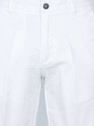 Slim cotton Bermuda shorts
