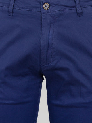 Slim cotton Bermuda shorts