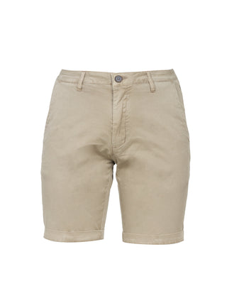 Slim cotton Bermuda shorts