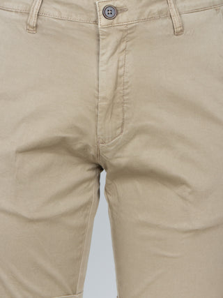 Schmale Bermudashorts aus Baumwolle