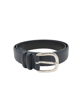 Hammered leather belt