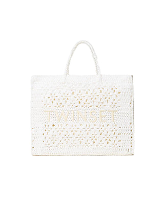 Borsa shopper `bohémien` crochet