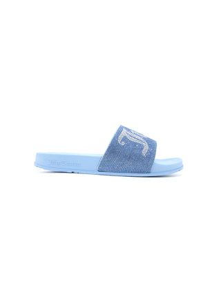 Slippers with rhinestones