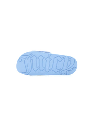 Slippers with rhinestones