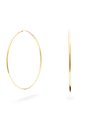 Orecchini a cerchio lila big acc.inos