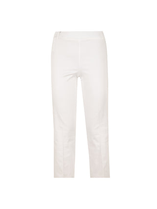 Pantalone flare in satin power