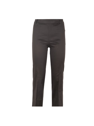 Pantalone flare in satin power