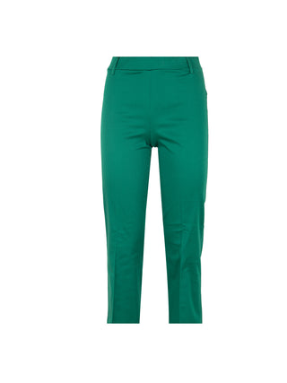 Pantalone flare in satin power